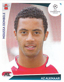 Mousa Dembele AZ Alkmaar samolepka UEFA Champions League 2009/10 #513